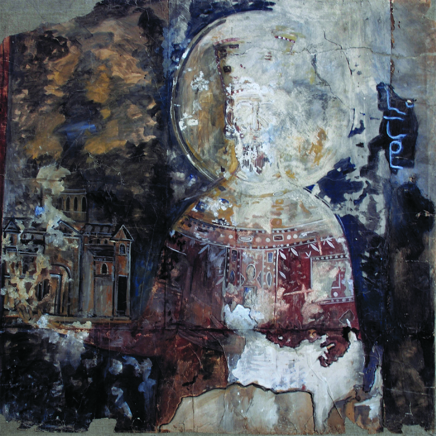 Баграт III, фреска Бедийского храма, Абхазия, XI в